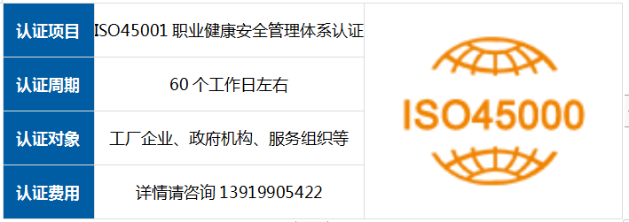 職業(yè)健康安全管理體系認(rèn)證